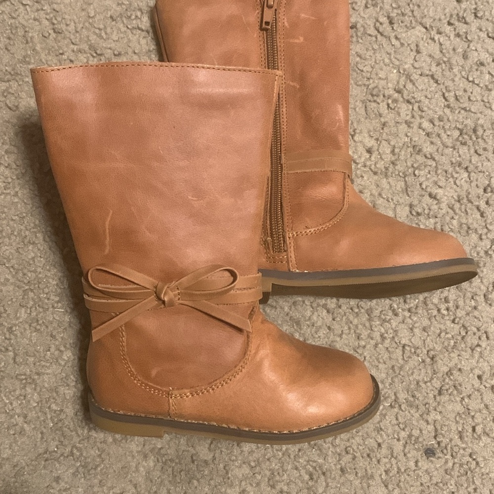 Monkey Feet Tan Kids Boots